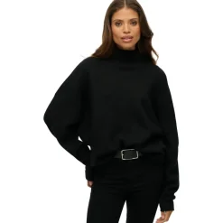 Superdry Truien & Vesten*Slouchy sweater dames black twist