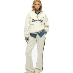 Superdry Broeken*Studios Stripe joggingbroek dames off white