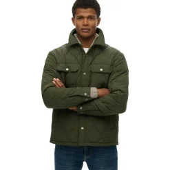 Superdry Jassen*Surplus jas heren olive green