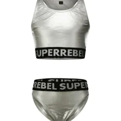 SuperRebel Bikini*Carmel bikini junior silver foil