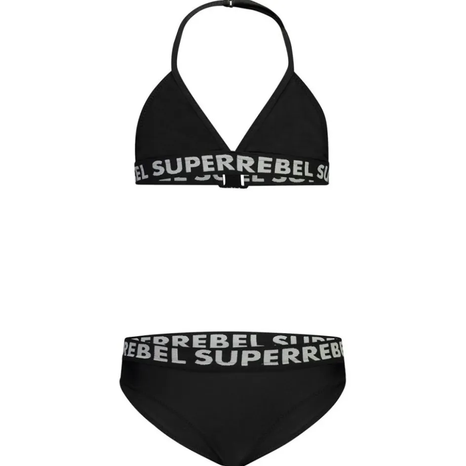 SuperRebel Bikini*Isla Triangle bikini junior zwart