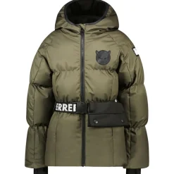 SuperRebel Ski Jassen|Wintersport*PUFF winterjas junior army green