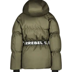 SuperRebel Ski Jassen|Wintersport*PUFF winterjas junior army green
