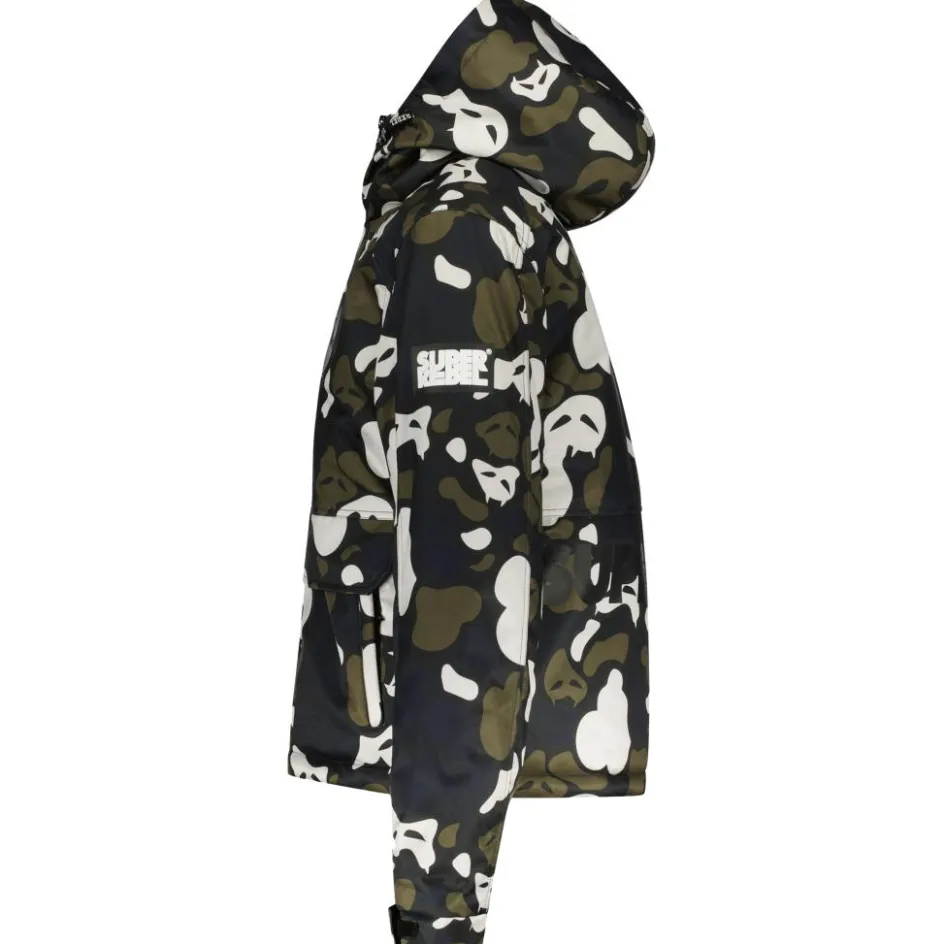 SuperRebel Ski Jassen|Wintersport*SPACE winterjas junior camou black