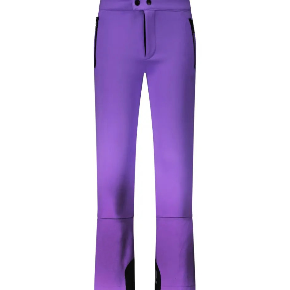 SuperRebel Skibroeken|Wintersport*SPEAK softshell skibroek junior purple metal