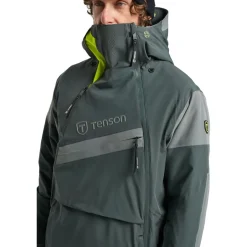 Tenson Ski Jassen|Wintersport*Aerismo JackoRak winterjas heren coal green shell