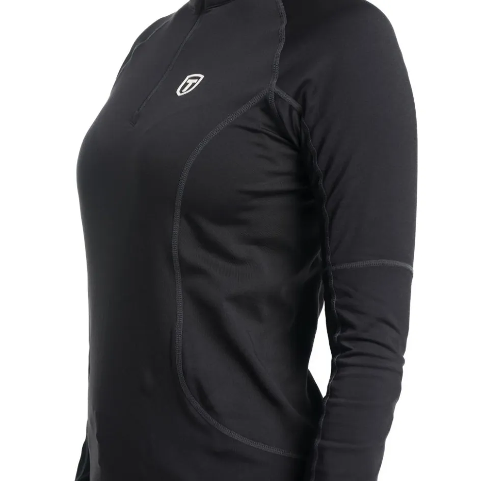 Tenson Wintersport|Skipullies*TXlite Half Zip skipully dames black
