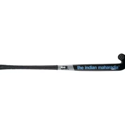 The Indian Maharadja Hockeystick* Blade Mid Bow zaalhockeystick junior mulberry wood black blue