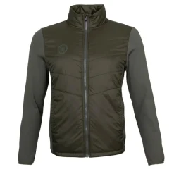 The Indian Maharadja Tenniskleding* Goa Padded trainingsjack heren mud green