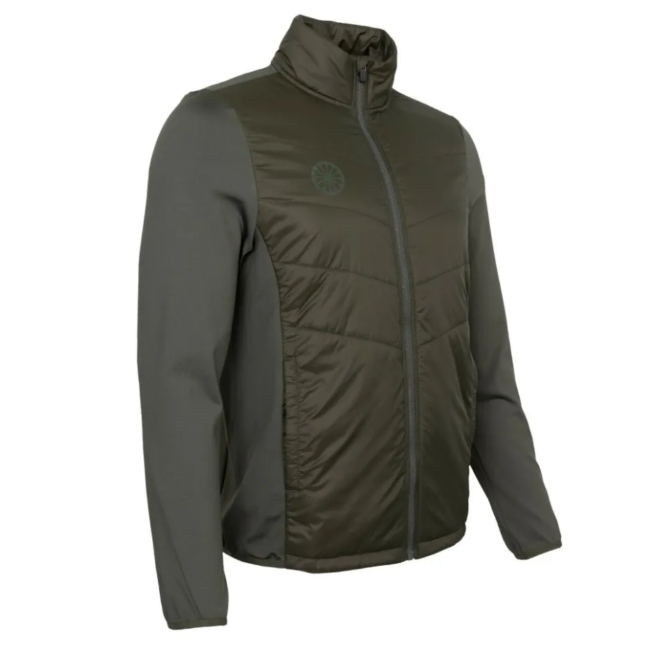 The Indian Maharadja Tenniskleding* Goa Padded trainingsjack heren mud green