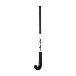 The Indian Maharadja Hockeystick* Gold Pro Mid Bow zaalhockeystick junior black white gold foil
