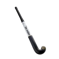 The Indian Maharadja Hockeystick* Gold 95 Low Bow hockeystick black white gold foil