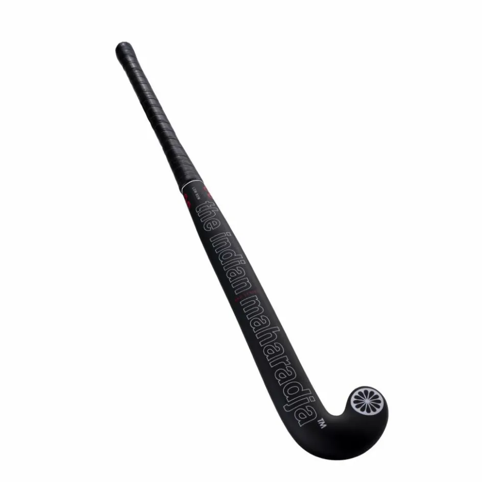 The Indian Maharadja Hockeystick* Red 30 Low Bow hockeystick black white red 36,5 inch