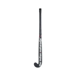 The Indian Maharadja Hockeystick* Red Mid Bow zaalhockeystick junior mulberry wood black white red