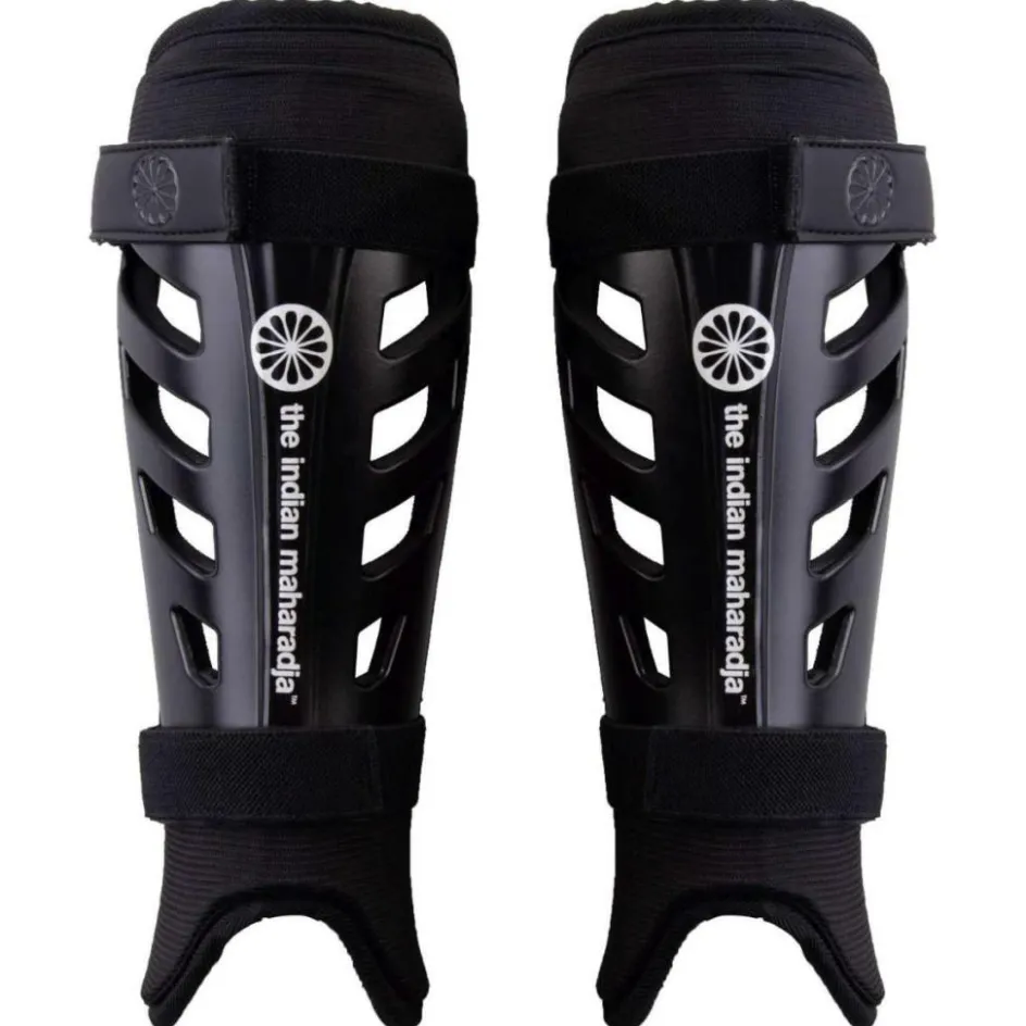 The Indian Maharadja Hockey Bescherming* Shinguard Washable scheenbeschermers junior black