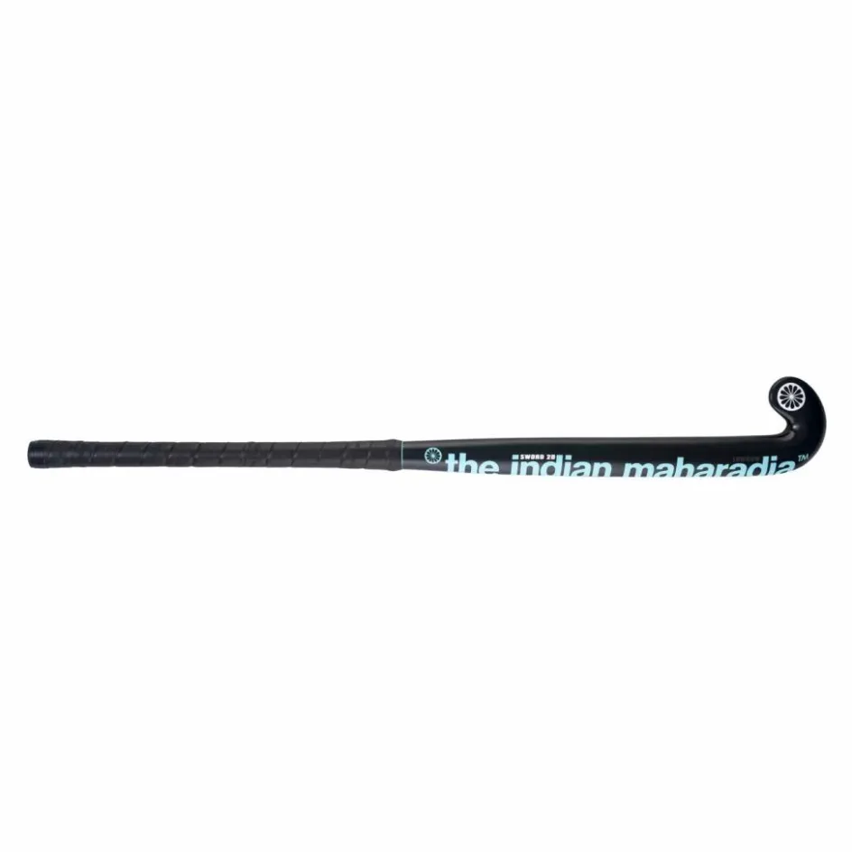The Indian Maharadja Hockeystick* Sword 20 Low Bow hockeystick black light blue 36,5 inch