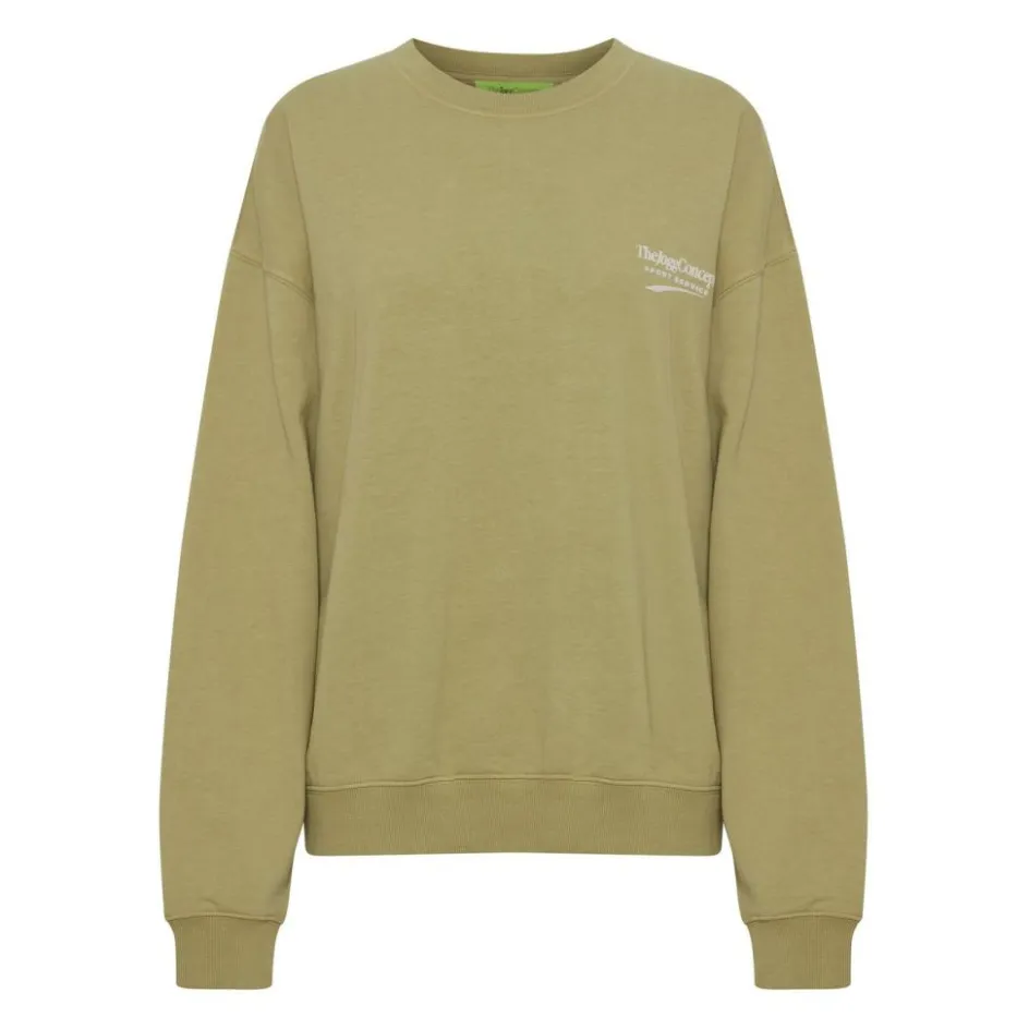 TheJoggConcept Truien & Vesten*Rubi sweater heren split pea