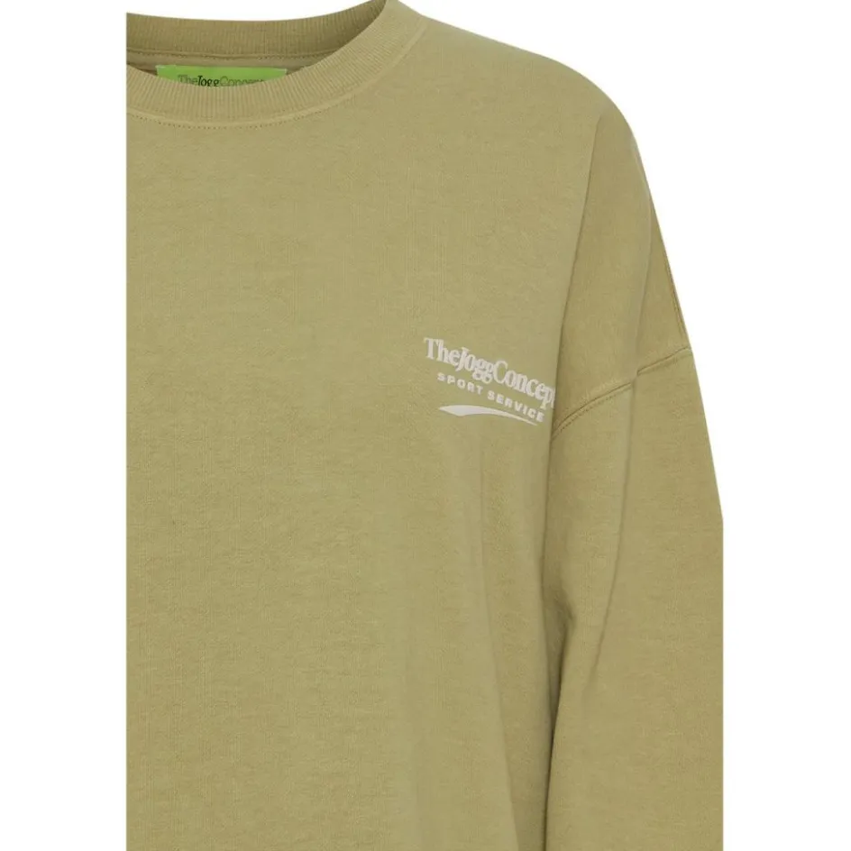 TheJoggConcept Truien & Vesten*Rubi sweater heren split pea