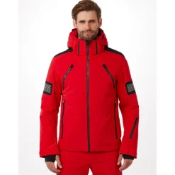 Toni Sailer Ski Jassen|Wintersport* ALLAN winterjas heren signal red