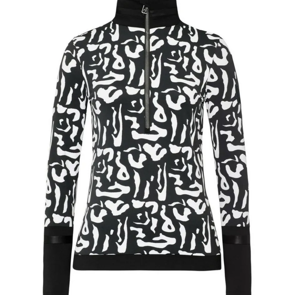 Toni Sailer Skipullies|Wintersport* Amie Print skipully dames bright white