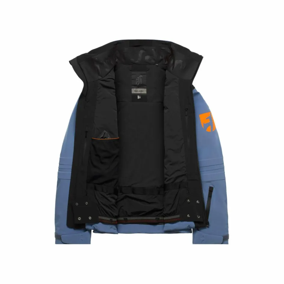 Toni Sailer Ski Jassen|Wintersport* Evan winterjas heren blue metal