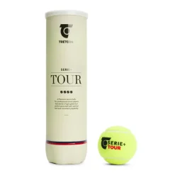 Tretorn Tennisballen*Serie+ Tour tennisballen 4-pack geel