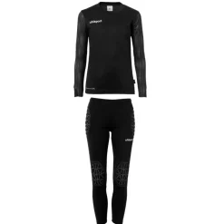 Uhlsport Voetbalkleding*Reaction keeperstenue junior black