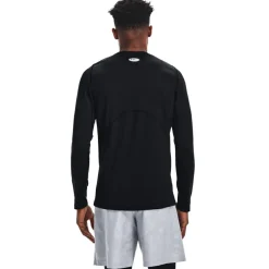 Under Armour Sportshirt* ColdGear Fitted Crew shirt heren black