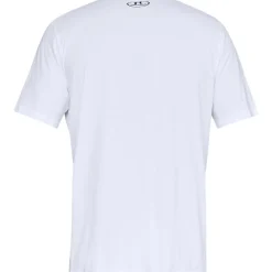 Under Armour Sportshirt* Left Chest Logo shirt heren white black