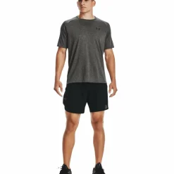 Under Armour Sportshirt* Tech 2.0 shirt heren carbon heather black