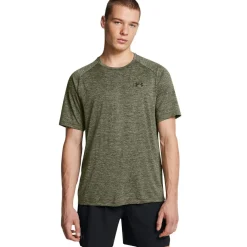Under Armour Sportshirt* Tech 2.0 sportshirt heren marine od green black