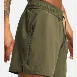 Under Armour Sportbroek* Tech Woven Wordmark short heren marine OD green black