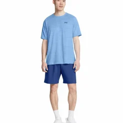 Under Armour Sportbroek* Tech Woven Wordmark short heren tech blue horizon blue