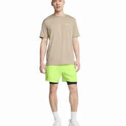 Under Armour Sportbroek* Vanish Woven 2-in-1 short heren morph green black