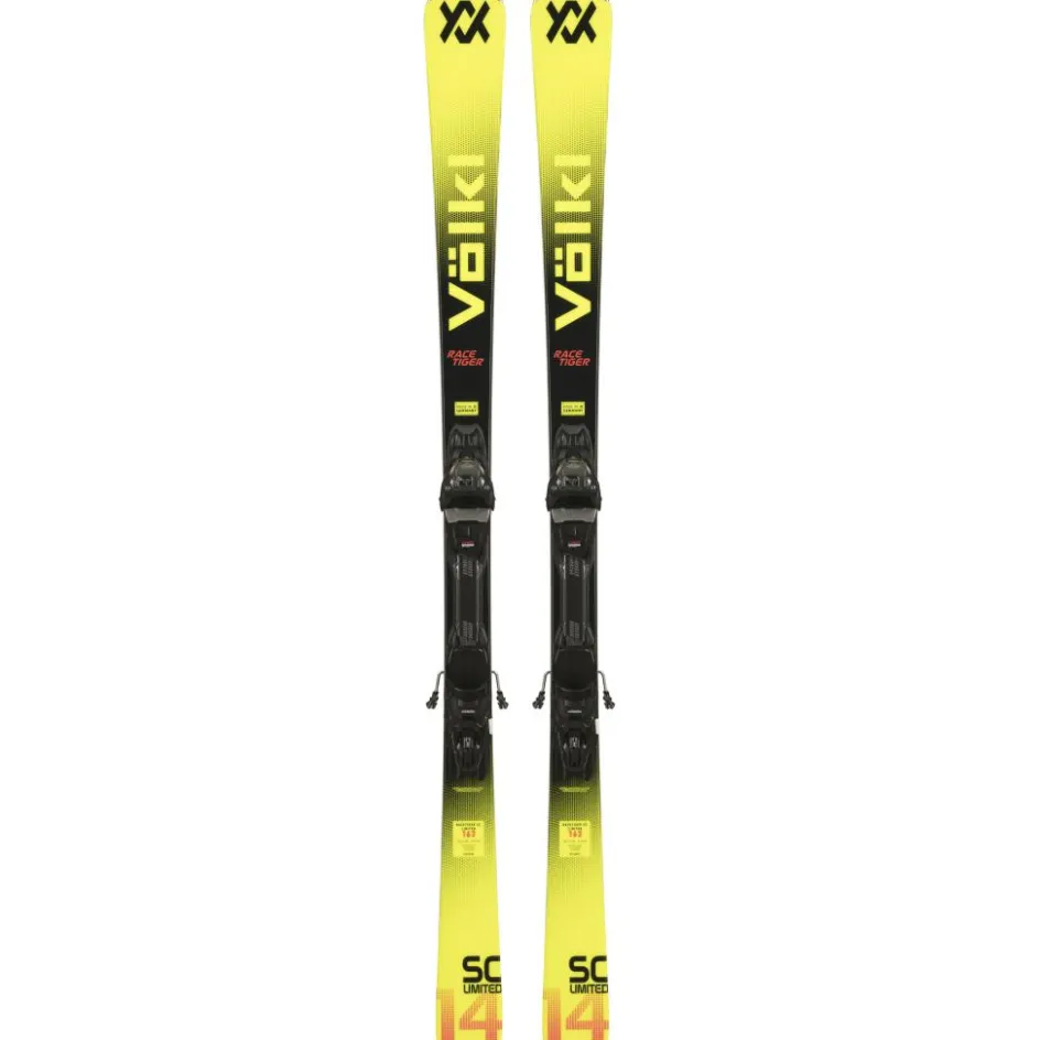 Völkl Ski's|Wintersport*Racetiger SC Limited 25 - 26 ski's met vMotion 11 binding