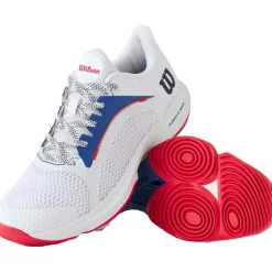 Wilson Padelschoenen*Hurakn 2.0 padelschoenen dames white deja vu blue red