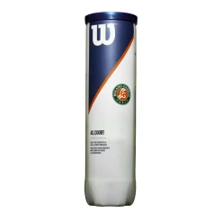 Wilson Tennisballen*Roland Garros All Court tennisballen 4-pack geel