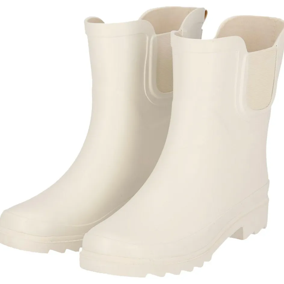 XQ Regenkleding & -Laarzen*Chelsea regenlaarzen dames snow white