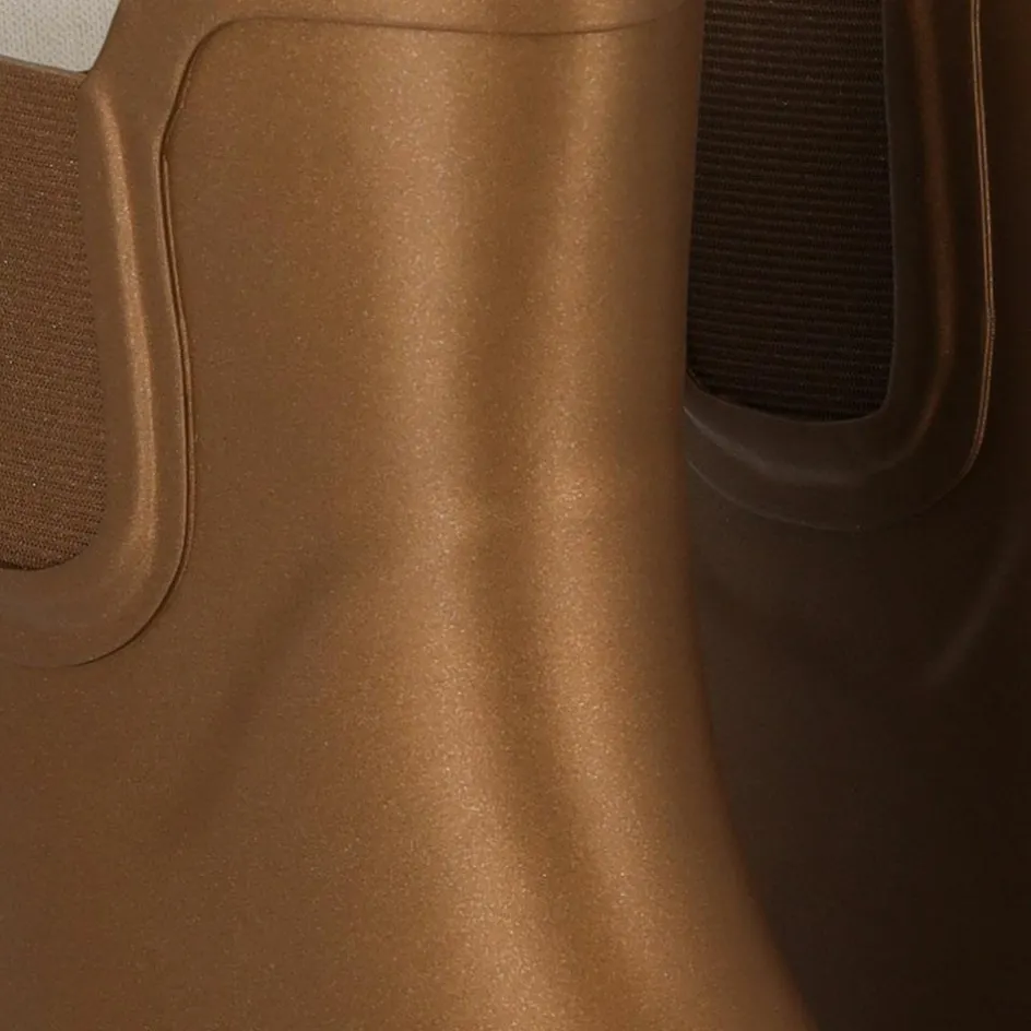 XQ Regenkleding & -Laarzen*Chelsea regenlaarzen dames bronze metallic