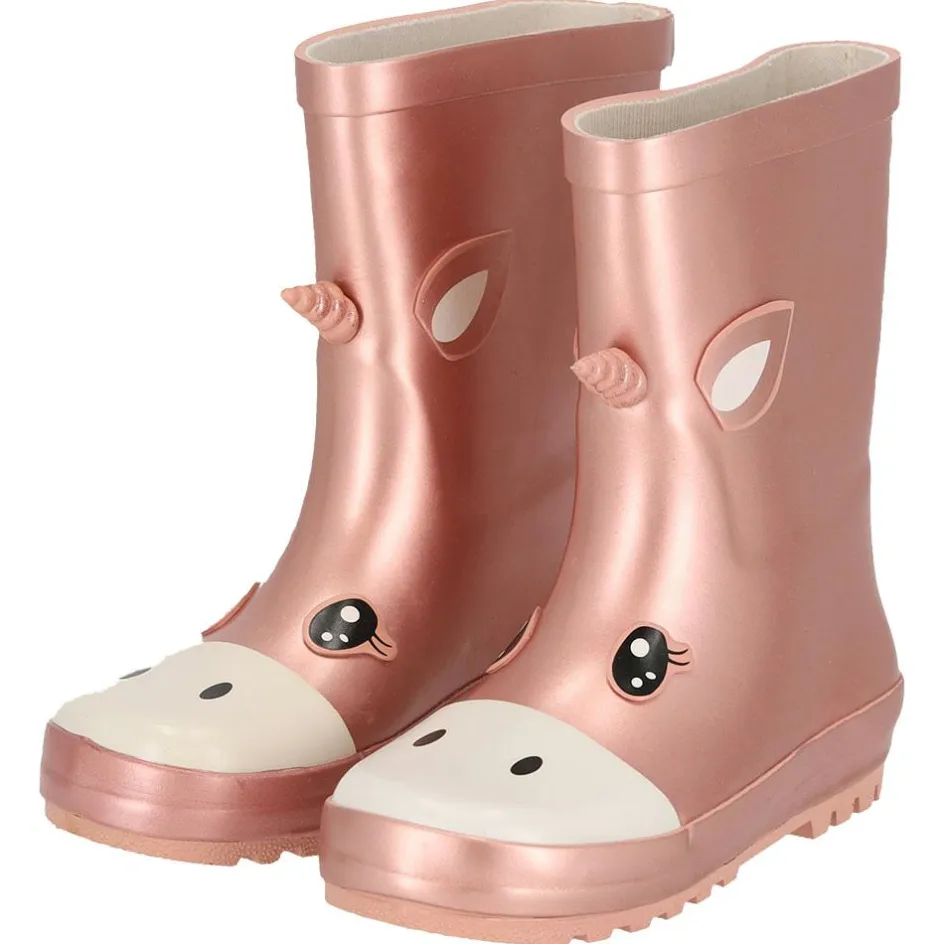 XQ Regenkleding & -Laarzen*Unicorn regenlaarzen junior pink