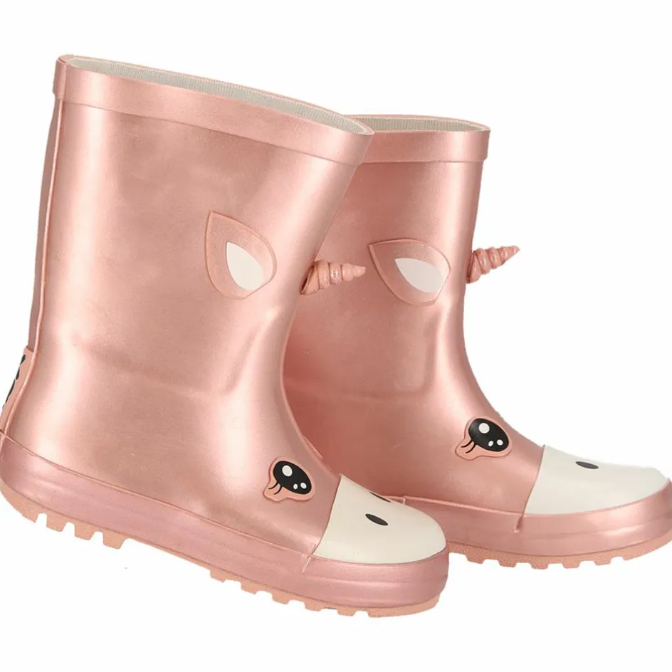 XQ Regenkleding & -Laarzen*Unicorn regenlaarzen junior pink