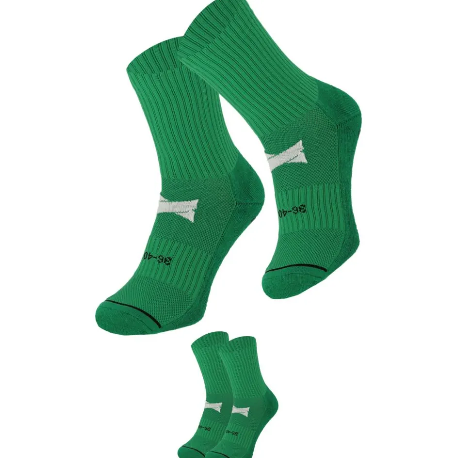 Xtreme Sockswear Voetbalkleding* Grip voetbalsokken green 2-pack