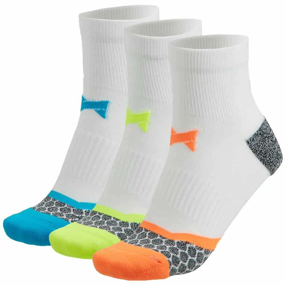Xtreme Sockswear Hardloopkleding* Hardloopsokken multi white 3-pack