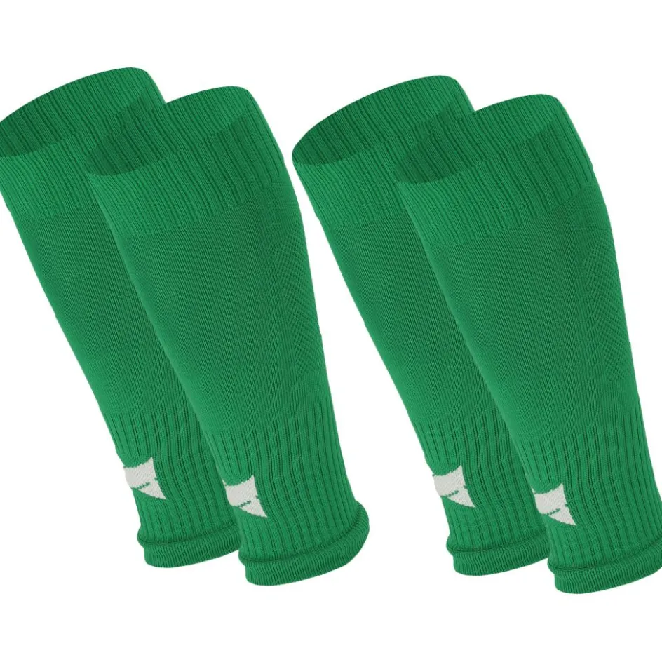 Xtreme Sockswear Scheenbeschermers Voetbal* Pro Footless Soccer sleeves green 2-pack