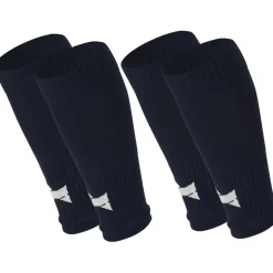 Xtreme Sockswear Scheenbeschermers Voetbal* Pro Footless Soccer sleeves navy 2-pack