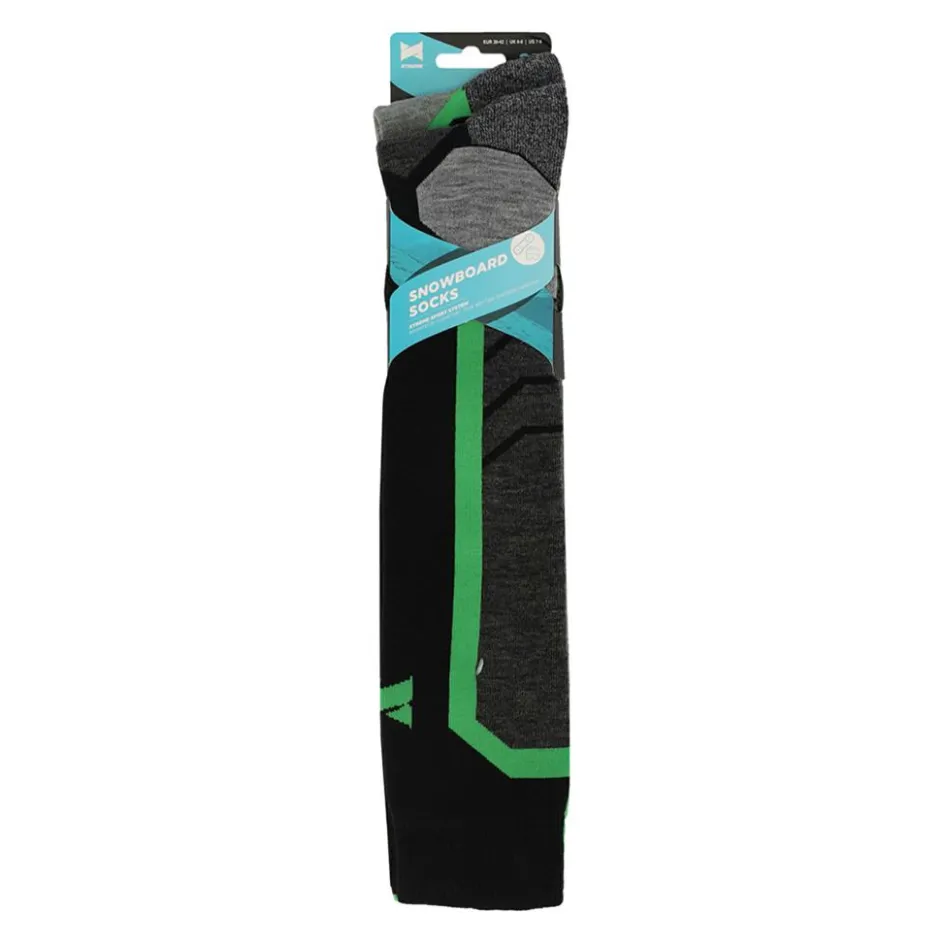 Xtreme Sockswear Skisokken|Snowboardsokken* snowboardsokken heren multi green 2-pack